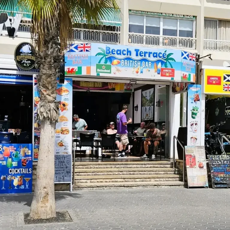 Beach Terrace British Bar, Benidorm.