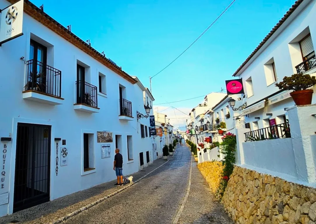 Old Town street, Altea.