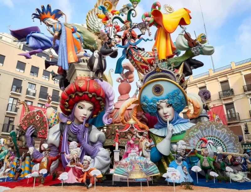 Las Fallas Valencia.