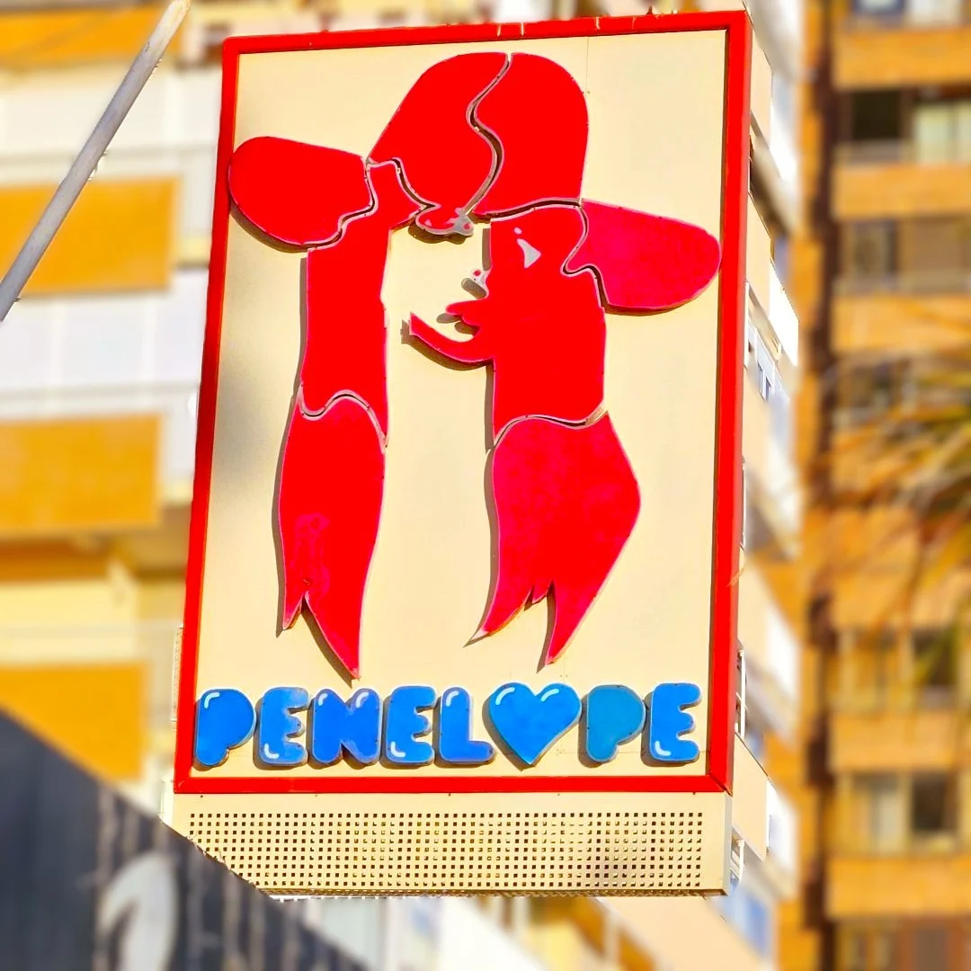 Penelope Club Sign, Benidorm.