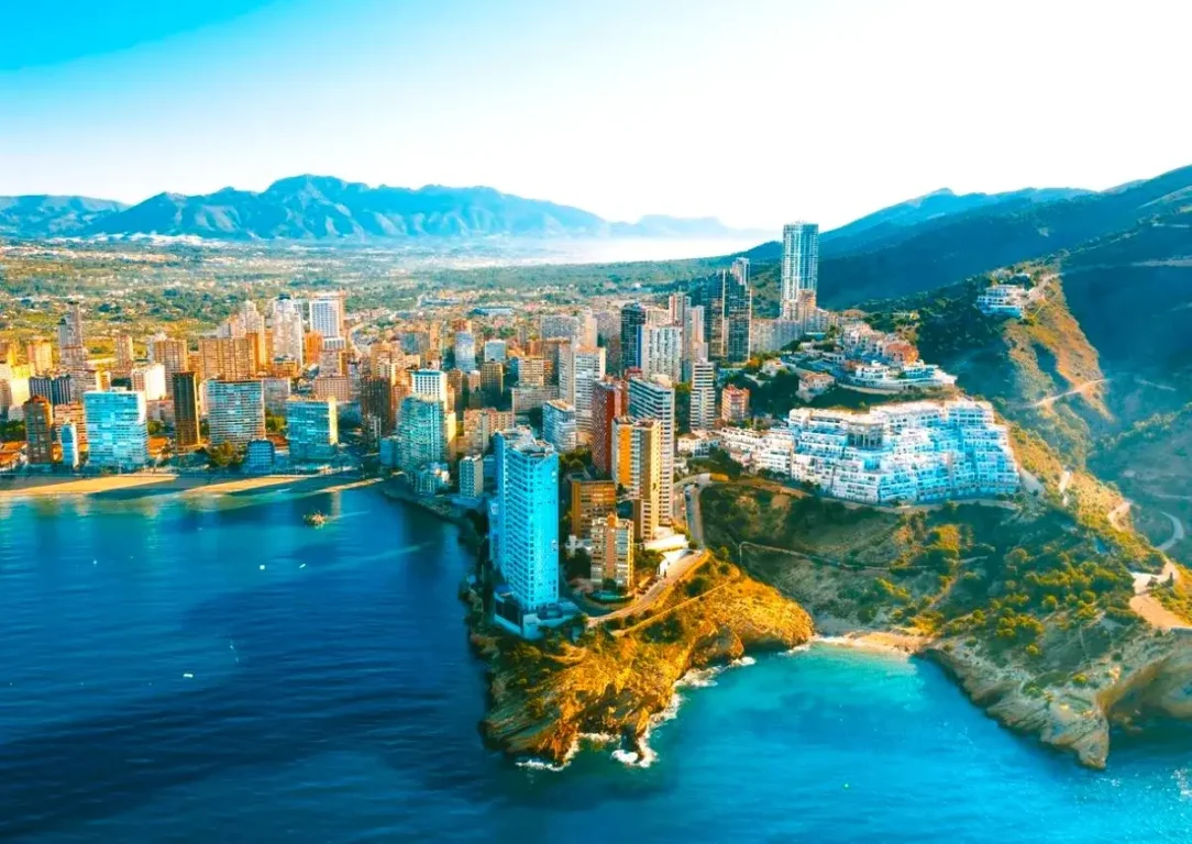 View of Benidorm from the Sea.