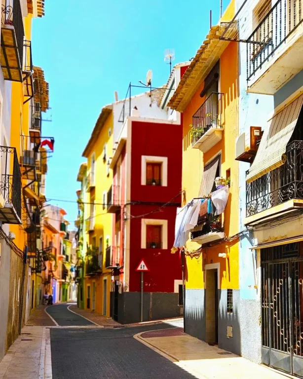 Old Town street, Villajoyosa.