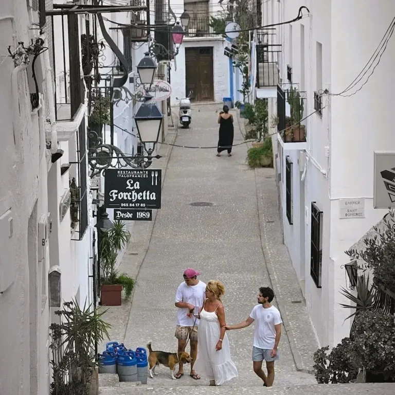 Old Town street, Altea.