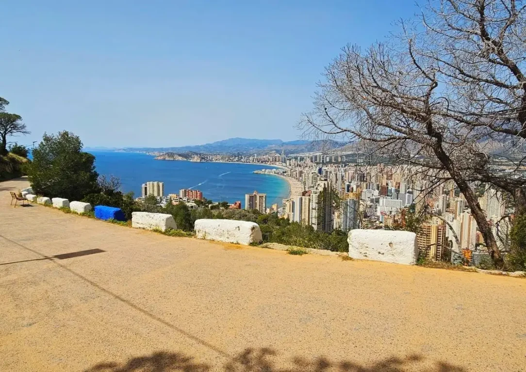Benidorm Vista from above.