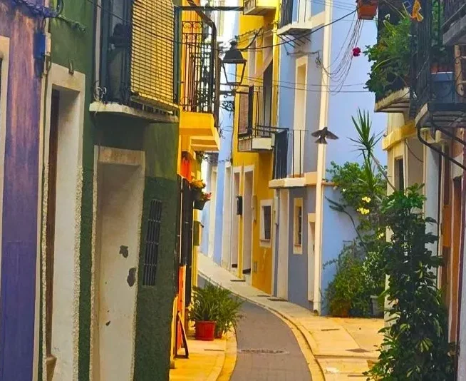 Villajoyosa street.