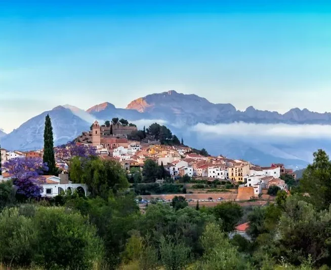 Polop town, Marina Baixa.