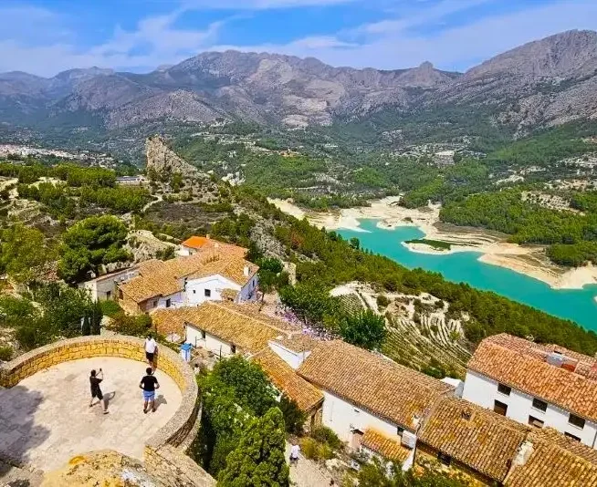 View to Guadalest Reservoir.