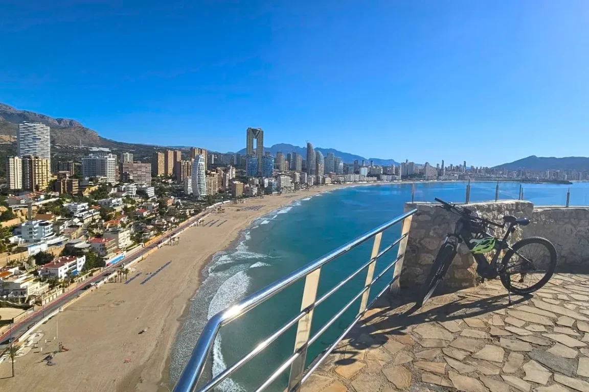 The view from Ermita Virgen del Mar, Benidorm.