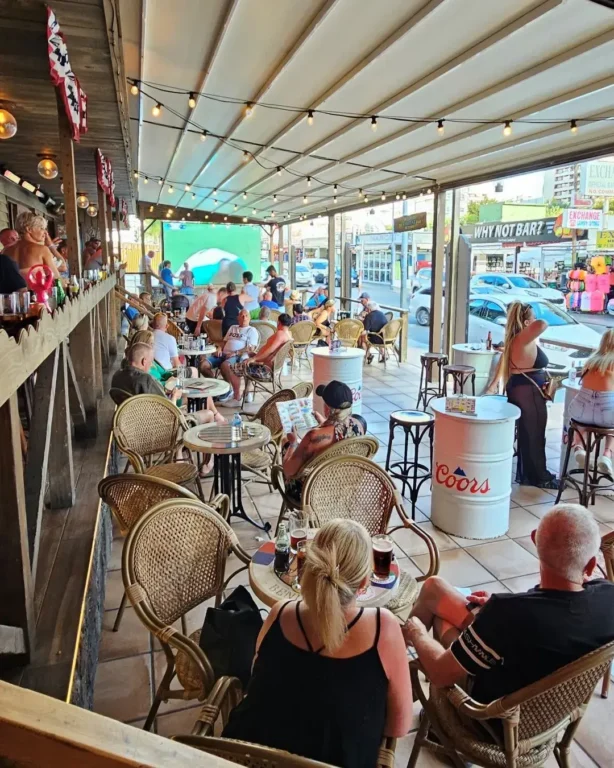 Western Saloon Bar terrace, Benidorm.